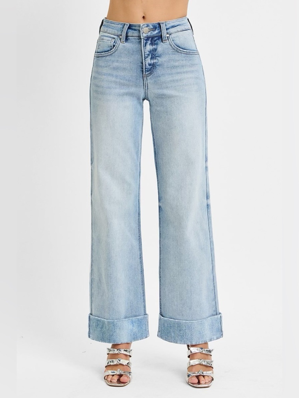 Light Wash Wide Leg Women's Jeans